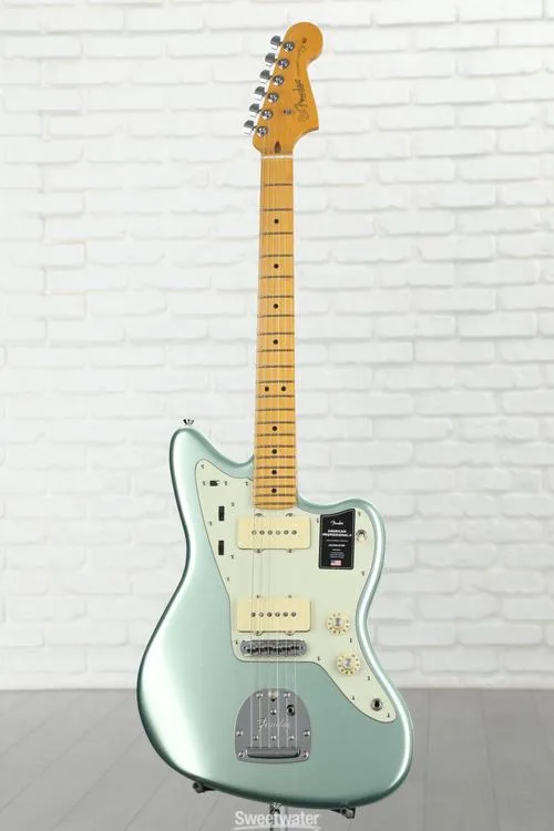  Fender American Professional II Jazzmaster - Mystic Surf Green with Maple Fingerboard