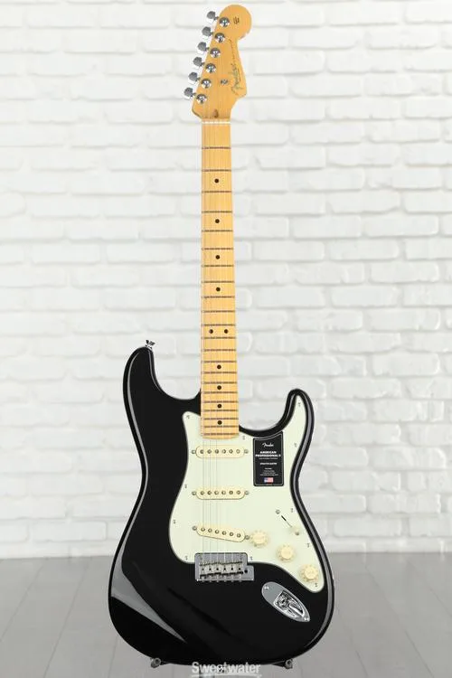  Fender American Professional II Stratocaster - Black with Maple Fingerboard