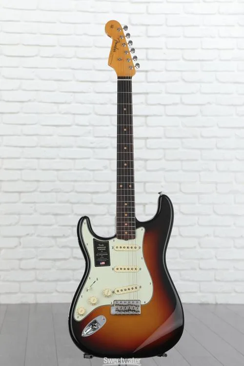  Fender American Vintage II 1961 Stratocaster Left-handed Electric Guitar - 3-tone Sunburst Demo