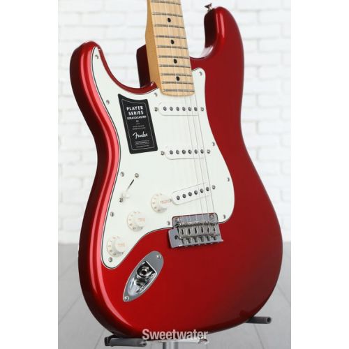  Fender Player Stratocaster Left-handed - Candy Apple Red with Maple Fingerboard