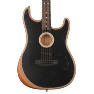 Fender American Acoustasonic Stratocaster Acoustic-electric Guitar - Black