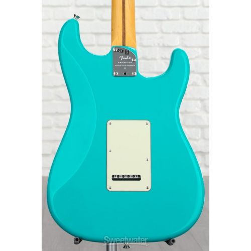  Fender American Professional II Stratocaster Left-handed - Miami Blue with Rosewood Fingerboard