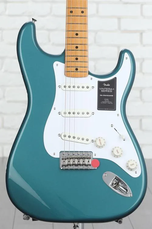 Fender Vintera II '50s Stratocaster Electric Guitar - Ocean Turquoise with Maple Fingerboard