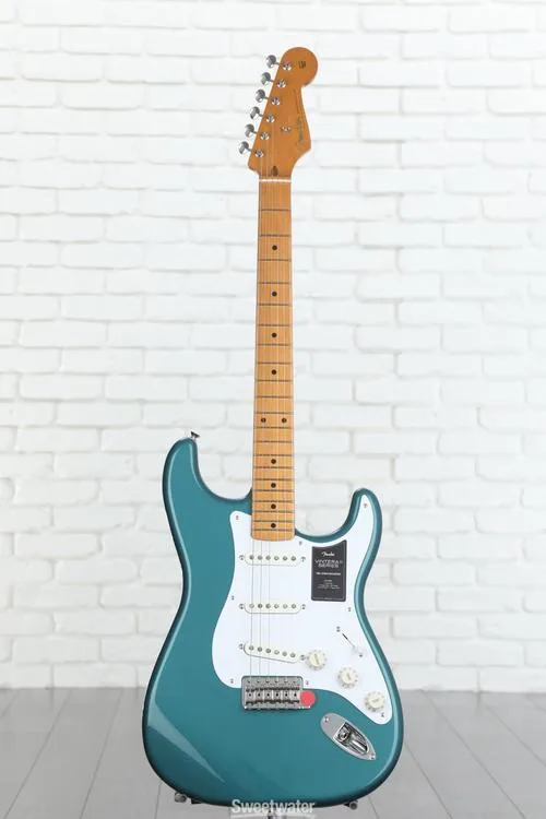  Fender Vintera II '50s Stratocaster Electric Guitar - Ocean Turquoise with Maple Fingerboard