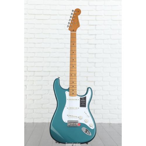  Fender Vintera II '50s Stratocaster Electric Guitar - Ocean Turquoise with Maple Fingerboard