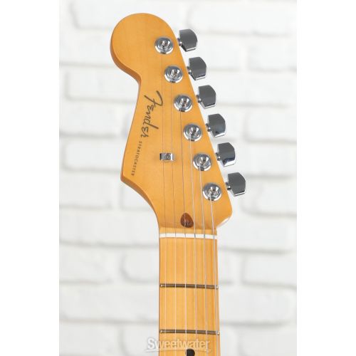  Fender American Ultra Stratocaster Left-handed - Texas Tea with Maple Fingerboard