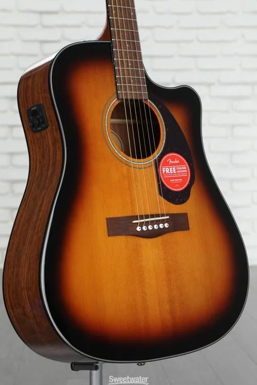 Fender CD-140SCE Dreadnought Acoustic-Electric Guitar - Sunburst