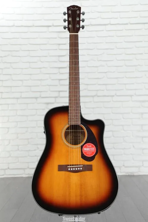  Fender CD-140SCE Dreadnought Acoustic-Electric Guitar - Sunburst