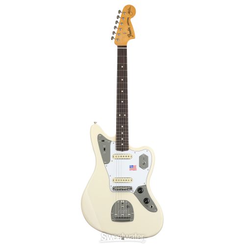  Fender Johnny Marr Jaguar - Olympic White with Rosewood Fingerboard