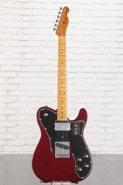  Fender American Vintage II 1977 Telecaster Custom Electric Guitar - Wine