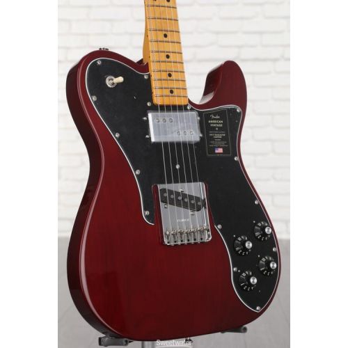  Fender American Vintage II 1977 Telecaster Custom Electric Guitar - Wine