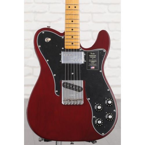  Fender American Vintage II 1977 Telecaster Custom Electric Guitar - Wine