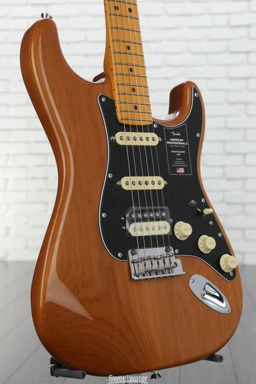  Fender American Professional II Stratocaster HSS - Roasted Pine with Maple Fingerboard