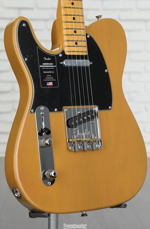  Fender American Professional II Telecaster Left-handed - Butterscotch Blonde with Maple Fingerboard