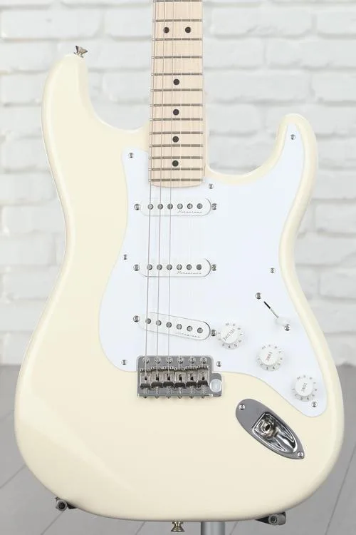 Fender Eric Clapton Stratocaster - Olympic White with Maple Fingerboard Demo