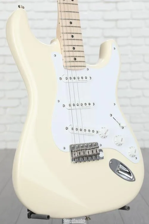  Fender Eric Clapton Stratocaster - Olympic White with Maple Fingerboard Demo