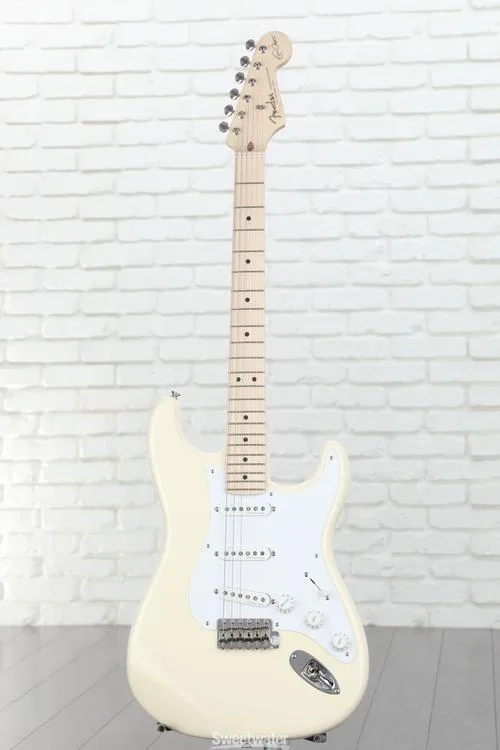  Fender Eric Clapton Stratocaster - Olympic White with Maple Fingerboard Demo