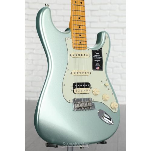  Fender American Professional II Stratocaster HSS - Mystic Surf Green with Maple Fingerboard