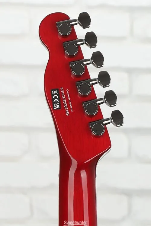  Fender Special Edition Custom Telecaster FMT HH - Crimson Red Transparent Demo