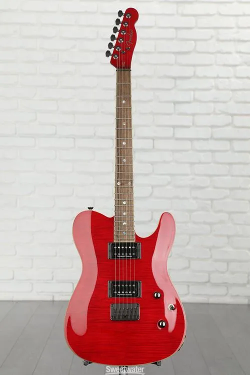  Fender Special Edition Custom Telecaster FMT HH - Crimson Red Transparent Demo