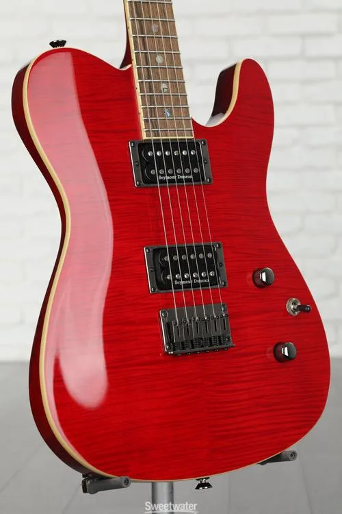  Fender Special Edition Custom Telecaster FMT HH - Crimson Red Transparent Demo