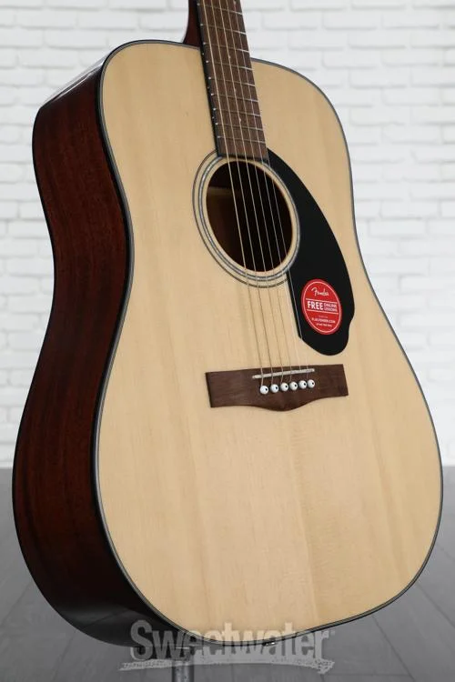  Fender CD-60S Dreadnought Acoustic Guitar - Natural