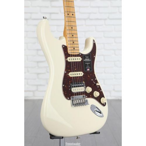  Fender American Professional II Stratocaster HSS - Olympic White with Maple Fingerboard