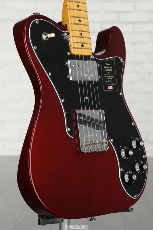  Fender Limited-edition American Vintage II 1977 Telecaster Custom Electric Guitar - Wine