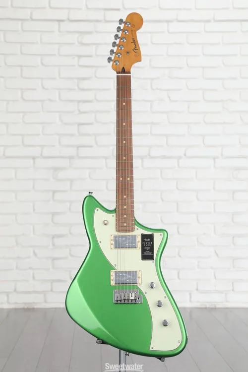  Fender Player Plus Meteora HH Electric Guitar - Cosmic Jade with Pau Ferro Fingerboard