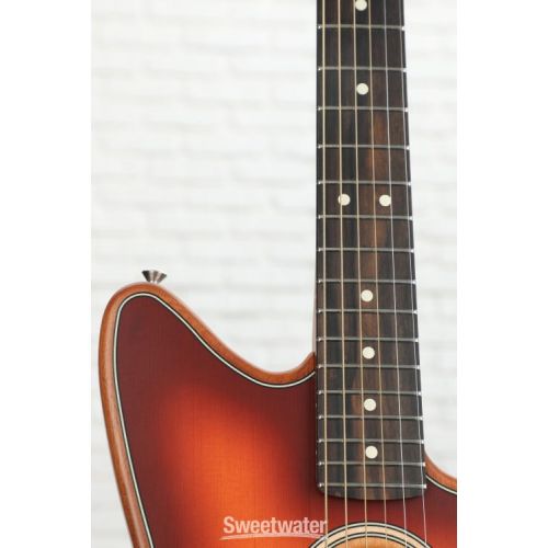  Fender American Acoustasonic Jazzmaster Acoustic-electric Guitar - Tobacco Sunburst