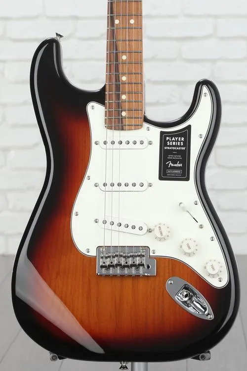 Fender Player Stratocaster - 3-Tone Sunburst with Pau Ferro Fingerboard