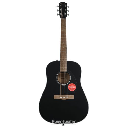  Fender CD-60S Dreadnought Acoustic Guitar - Black