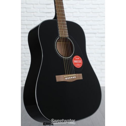  Fender CD-60S Dreadnought Acoustic Guitar - Black