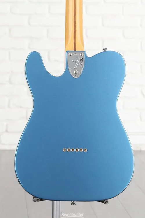  Fender American Vintage II 1972 Telecaster Thinline Electric Guitar - Lake Placid Blue