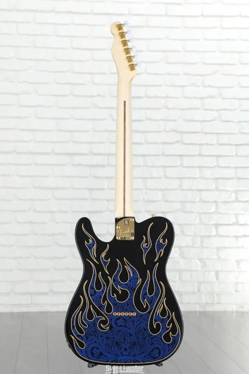  Fender James Burton Telecaster - Blue Paisley Flames