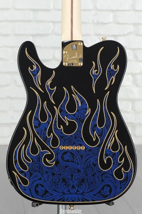  Fender James Burton Telecaster - Blue Paisley Flames