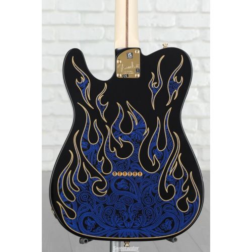  Fender James Burton Telecaster - Blue Paisley Flames