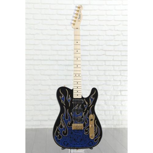  Fender James Burton Telecaster - Blue Paisley Flames