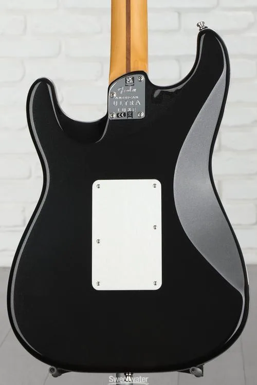  Fender American Ultra Luxe Stratocaster Floyd Rose HSS - Mystic Black with Rosewood Fingerboard