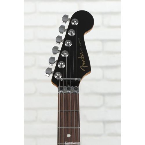  Fender American Ultra Luxe Stratocaster Floyd Rose HSS - Mystic Black with Rosewood Fingerboard