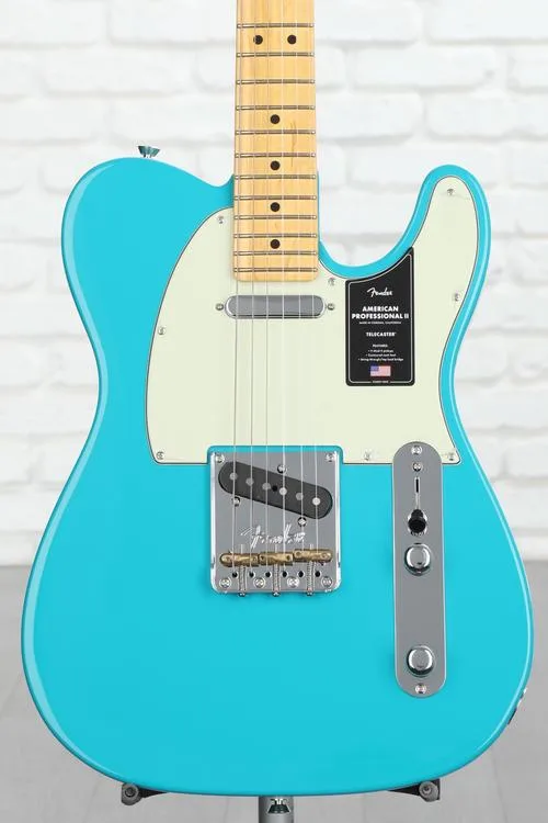 Fender American Professional II Telecaster - Miami Blue with Maple Fingerboard