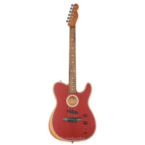  Fender American Acoustasonic Telecaster - Crimson Red