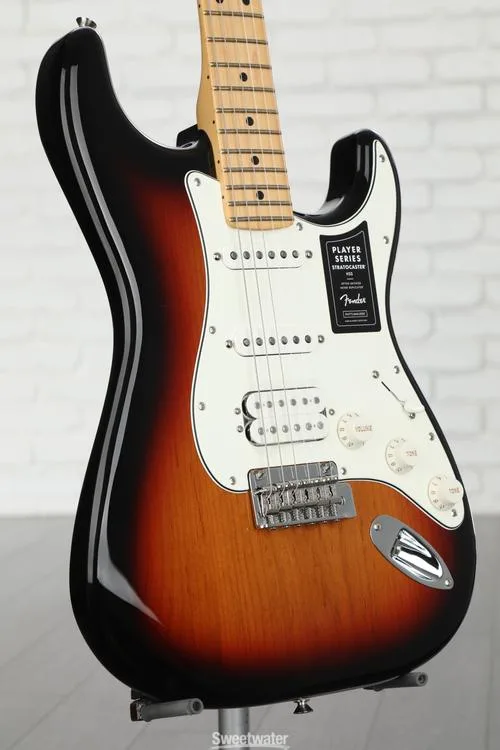  Fender Player Stratocaster HSS - 3-Tone Sunburst with Maple Fingerboard