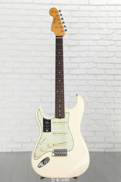  Fender American Vintage II 1961 Stratocaster Left-handed Electric Guitar - Olympic White