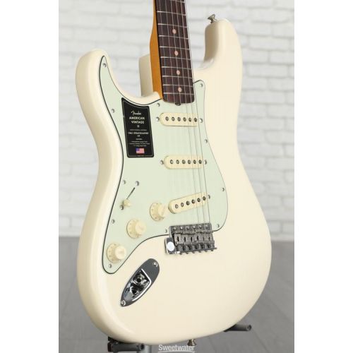  Fender American Vintage II 1961 Stratocaster Left-handed Electric Guitar - Olympic White