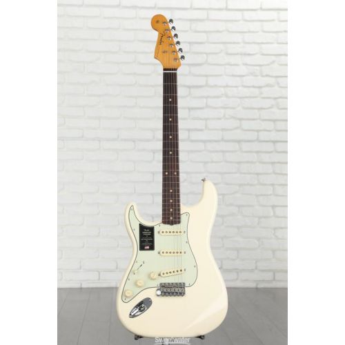  Fender American Vintage II 1961 Stratocaster Left-handed Electric Guitar - Olympic White