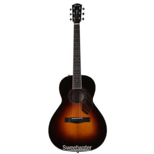  Fender PS-220E Parlor Acoustic-electric Guitar - 3-tone Vintage Sunburst