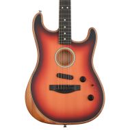 Fender American Acoustasonic Stratocaster Acoustic-electric Guitar - 3-Color Sunburst