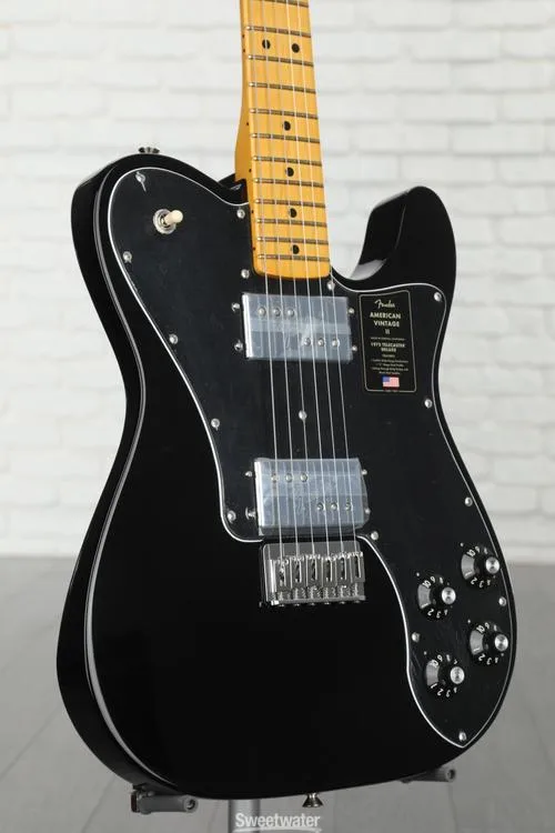  Fender American Vintage II 1975 Telecaster Deluxe Electric Guitar - Black