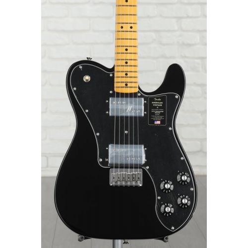  Fender American Vintage II 1975 Telecaster Deluxe Electric Guitar - Black